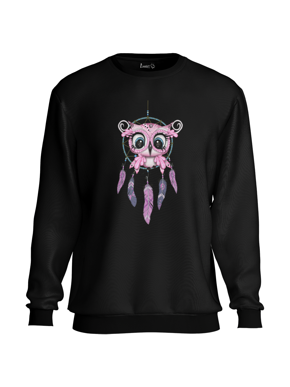 SUDADERA BÚHO ATRAPASUEÑOS NEGRA