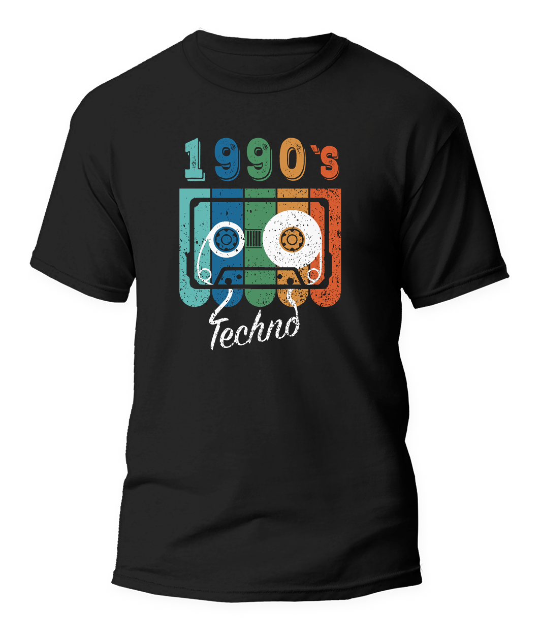 camiseta 1990 techno unisex
