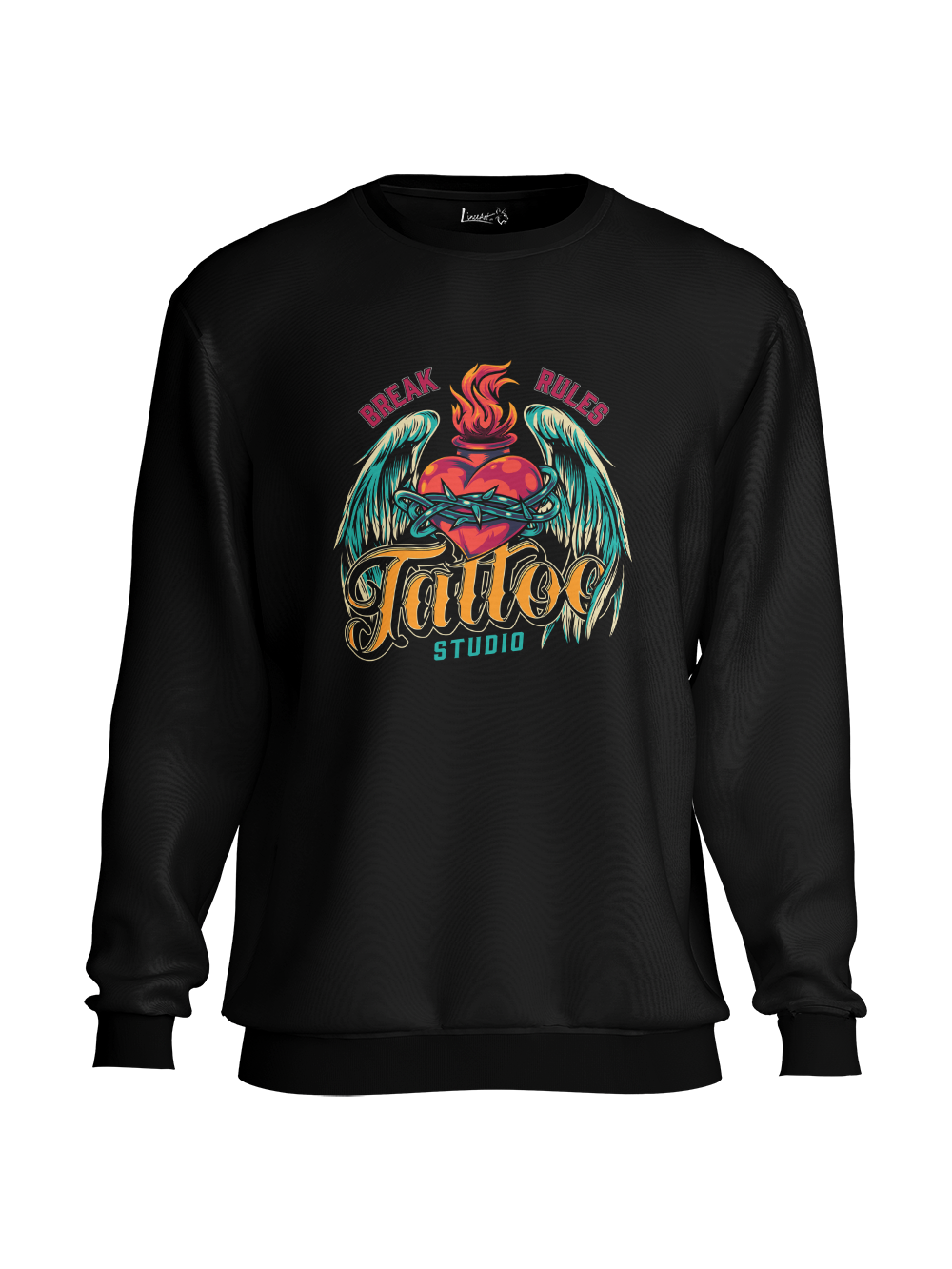 sudadera corazón espinado